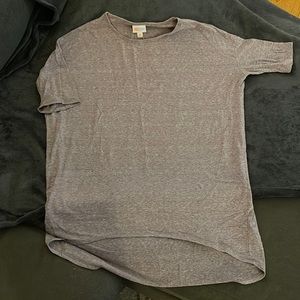 Purple/Gray heathered Irma Tunic